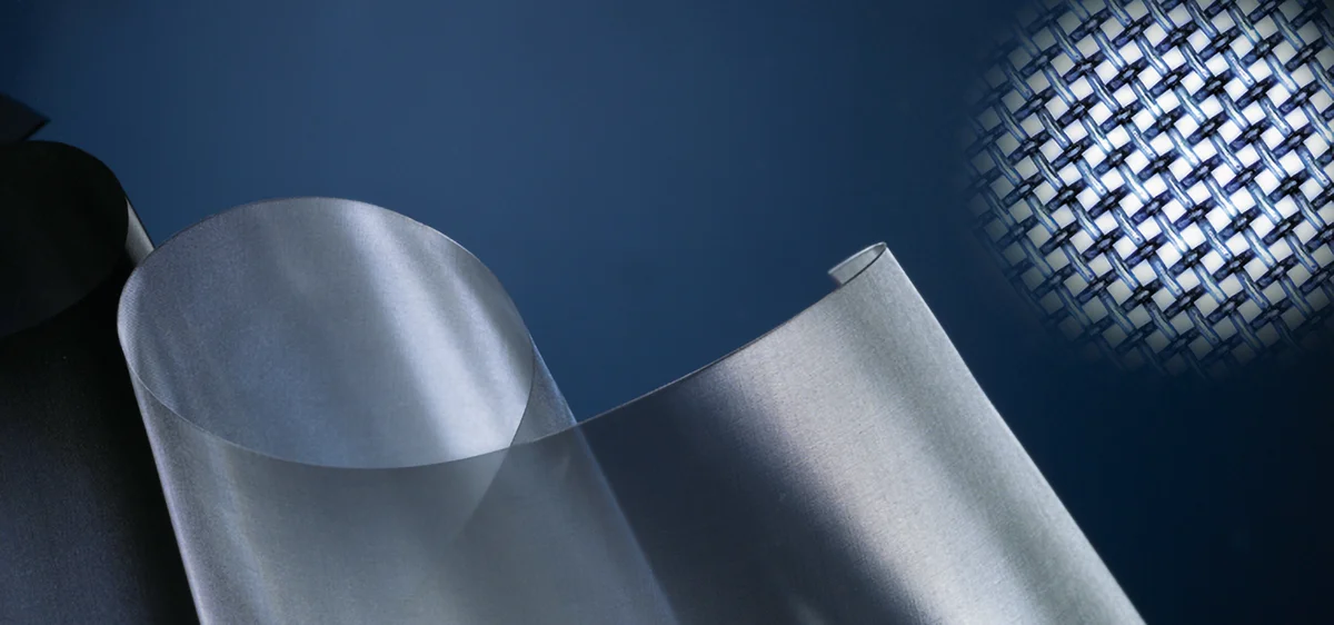 Detailed image of a fabric roll with 250 mesh screen printing fabric