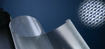 Detailed image of a fabric roll with 250 mesh screen printing fabric