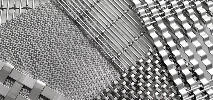 Architectural mesh for façades and cladding