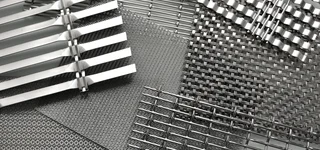 Wire mesh fabric for architecture