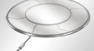 Cadre de tamisage rond à ultrasons