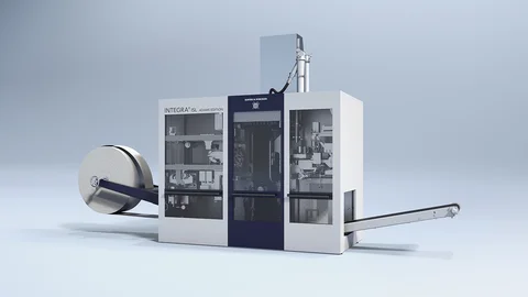 INTEGRA® ADAMS® das eingehaustes und integrierte Verpackungssystem mit allen Prozessen zur Abfüllung für chemische pulverige Schüttgüter.