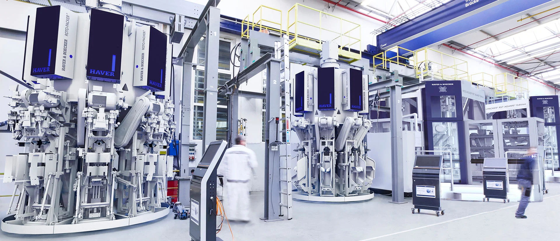 hochwertige Verpackungsmaschinen für jedes Schüttgut + Gebinde + Leistung für Chemie, Baustoffe, Zement, Mineralien und Lebensmittel