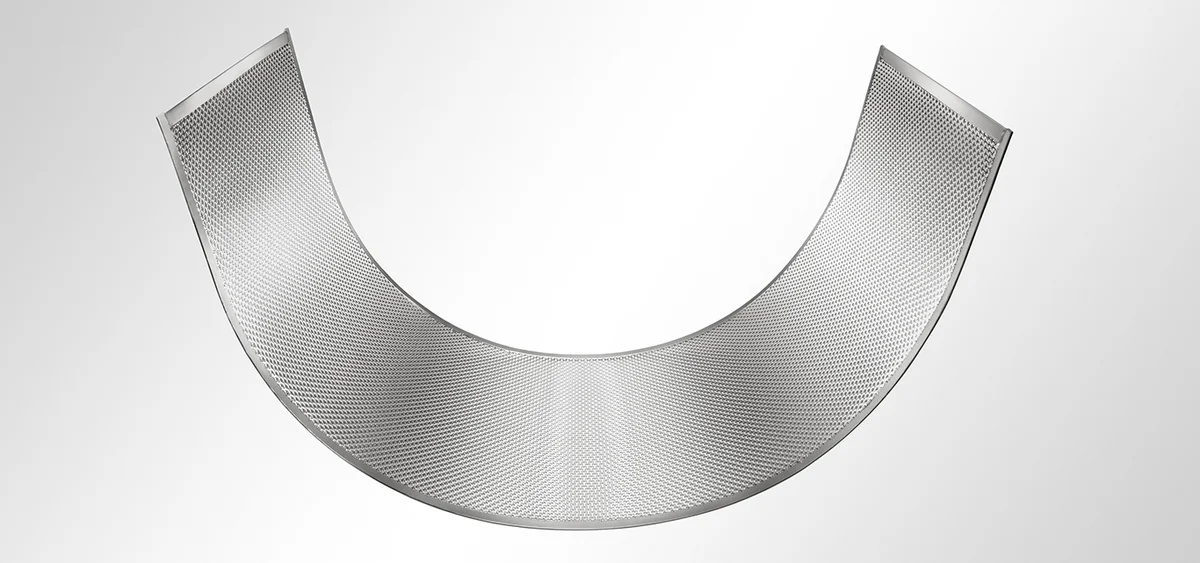 Granulating sieves for the pharmaceutical industry