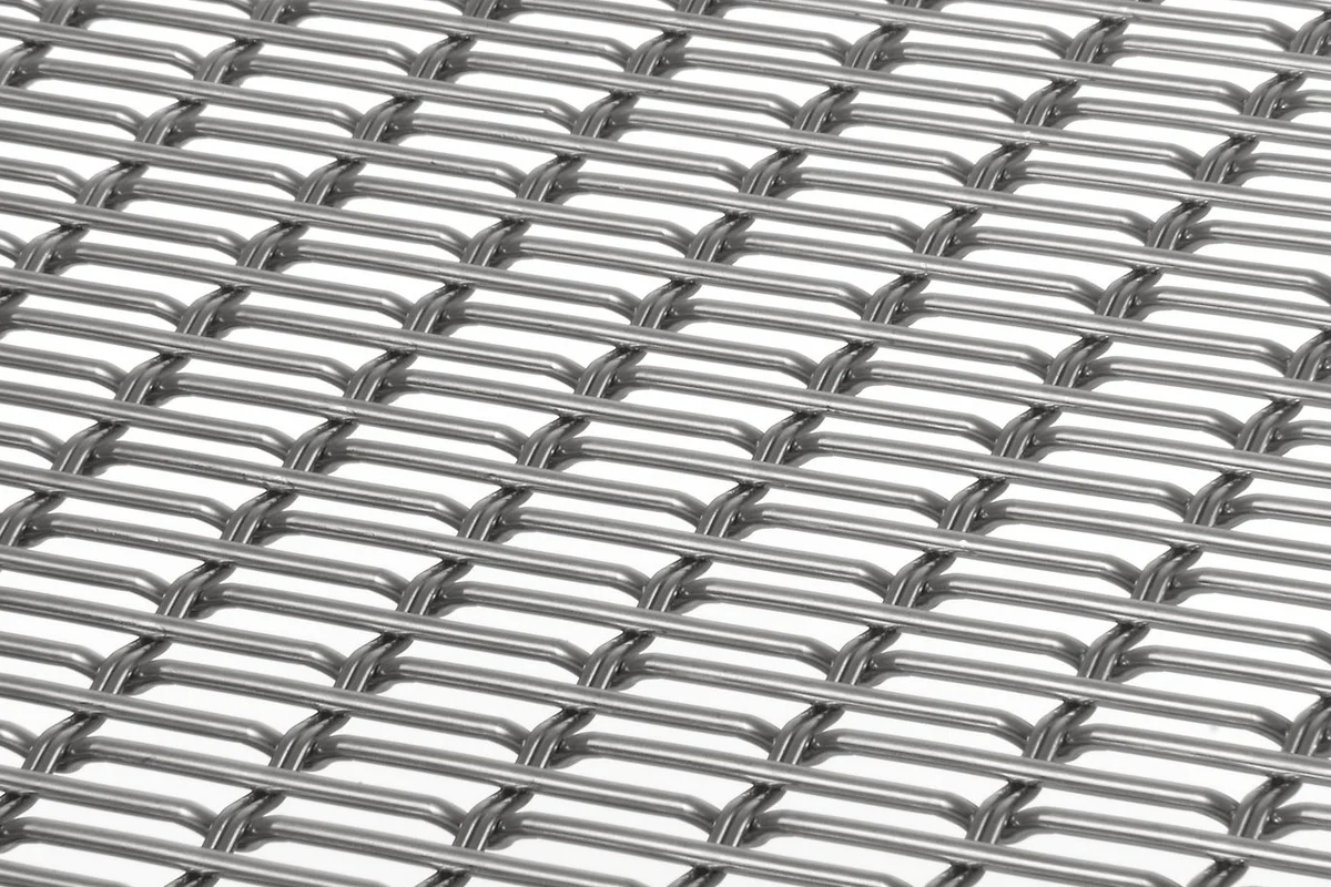 EGLA-TWIN 4253 architectural wire mesh - view over a corner