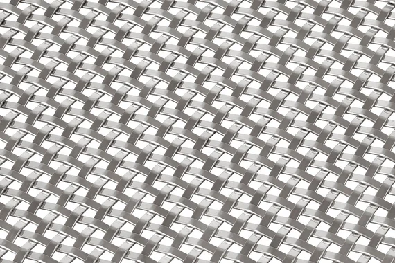 Architectural Mesh LARGO-PLENUS 2127 - view over a corner