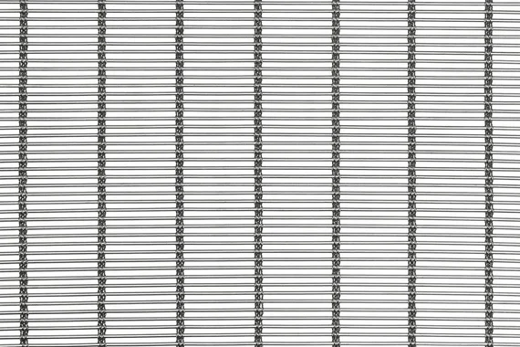 MULTI-BARRETTE 8106 architectural wire mesh - top view