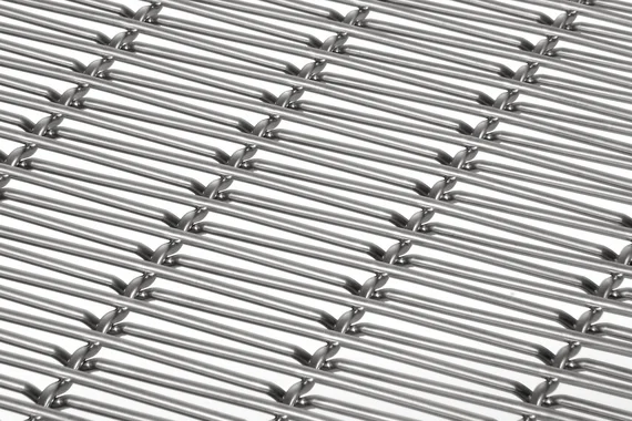 EGLA-MONO 4391 architectural wire mesh - view over a corner
