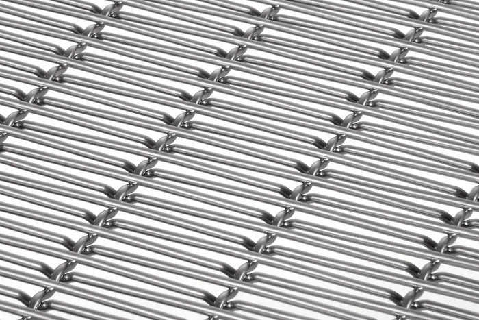 EGLA-MONO 4391 architectural wire mesh - view over a corner