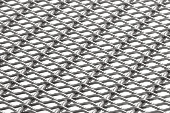 DOKAWELL-MONO 3601 architectural wire mesh - view over a corner