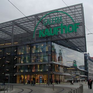 Parking du centre commercial Kaufhof à Chemnitz
