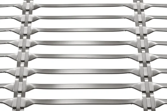 LARGO-TWIST 2045 architectural wire mesh - view at 45°