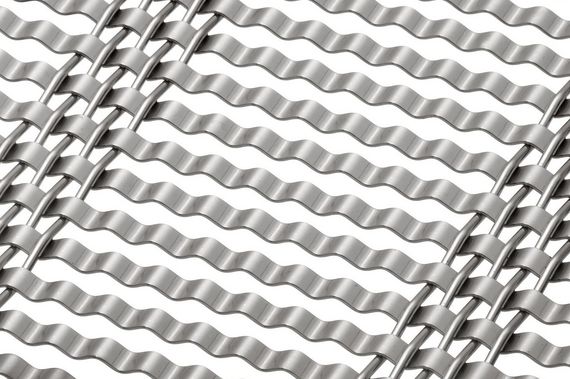 LARGO-NOVA 2032 architectural wire mesh - view over a corner
