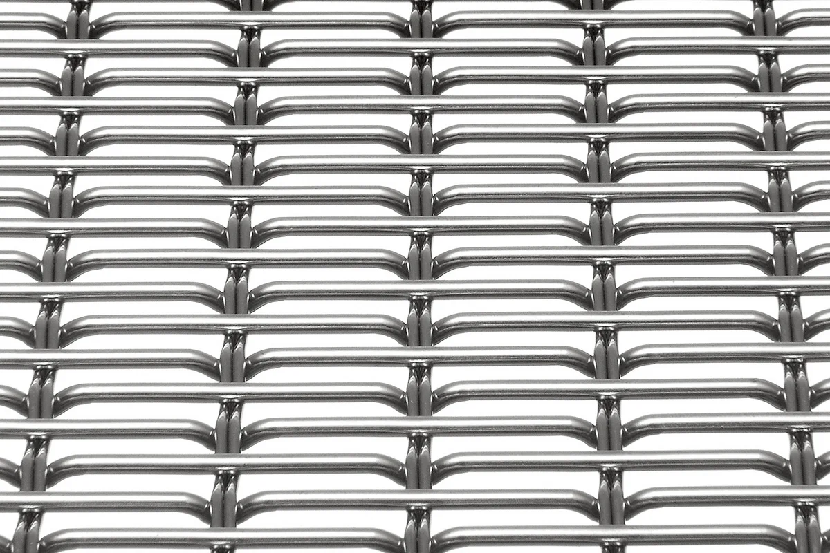EGLA-TWIN 4243 architectural wire mesh - view at 45°.
