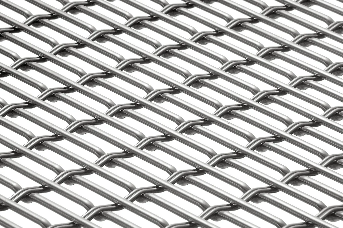 EGLA-TWIN 4243 architectural wire mesh - view over a corner