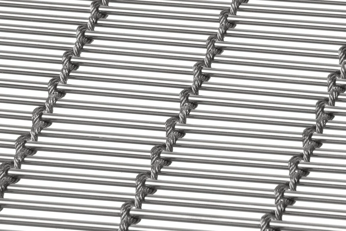 MULTI-BARRETTE 8130 rope fabric - view over a corner