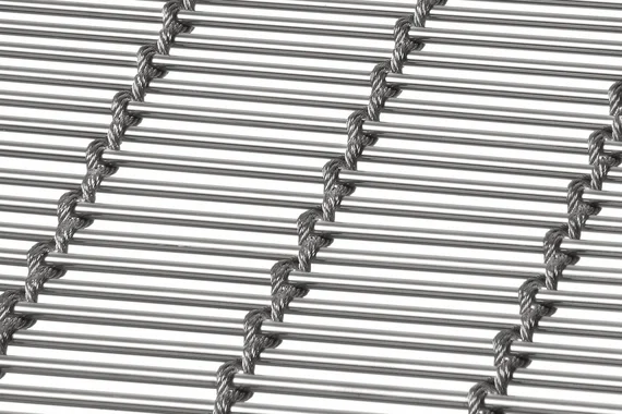 MULTI-BARRETTE 8130 rope fabric - view over a corner