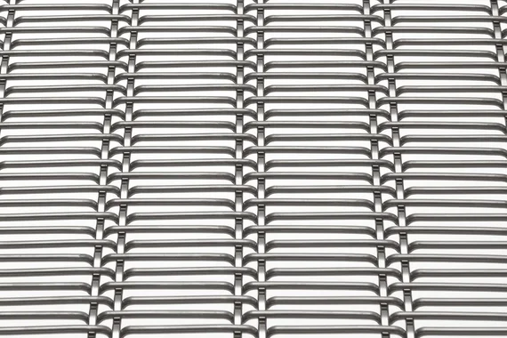 EGLA-DUO 4262 architectural wire mesh - view at 45°