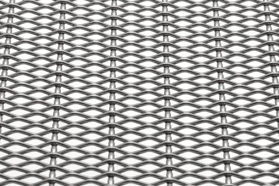 DOKAWELL-MONO 3601 architectural wire mesh - view at 45°.