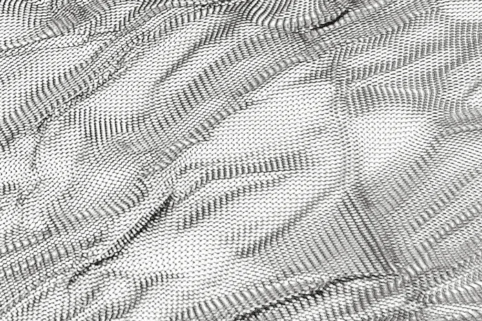 Toile fine TEXTURA 1991 - Vue macro
