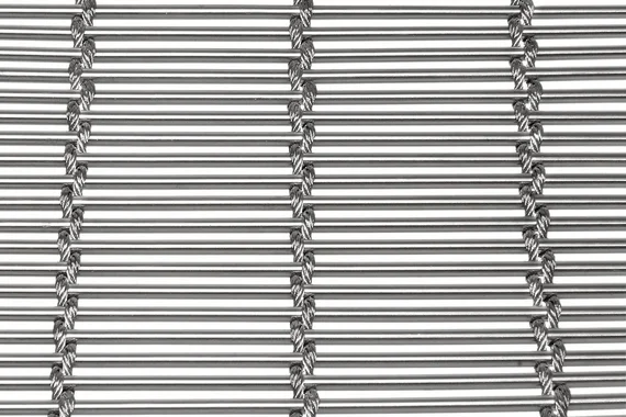 MULTI-BARRETTE 8130 rope fabric - view at 45°.