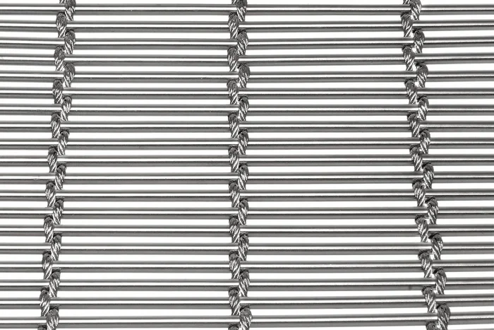 MULTI-BARRETTE 8130 rope fabric - view at 45°.