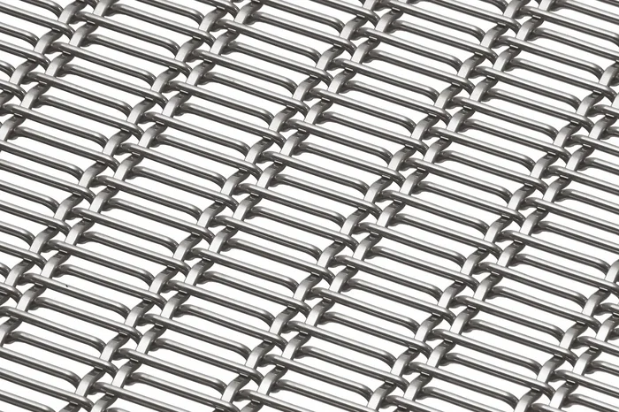 EGLA-DUO 4222 architectural wire mesh - view over a corner