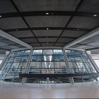 Reichstag Berlin - Plenary Assembly Hall and Press Lobby