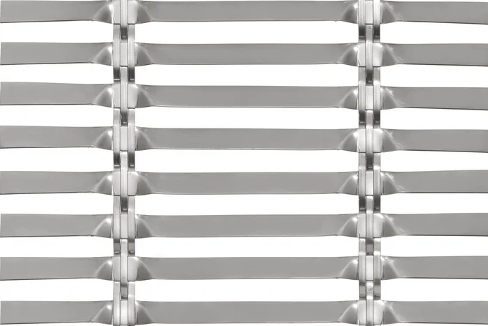 LARGO-TWIST 2045 architectural wire mesh - top view
