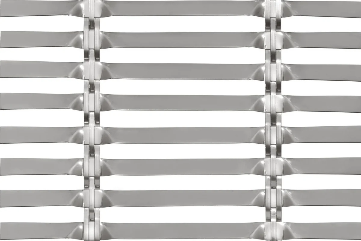 LARGO-TWIST 2045 architectural wire mesh - top view