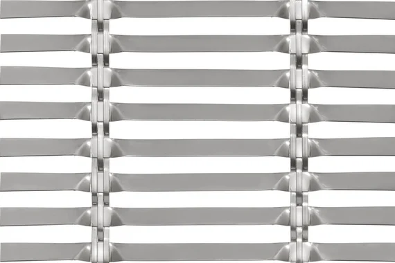 LARGO-TWIST 2045 architectural wire mesh - top view