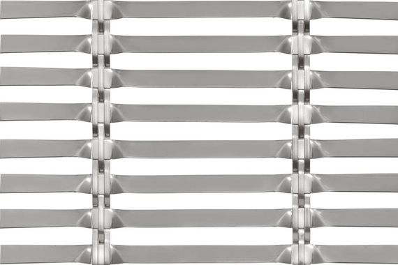 LARGO-TWIST 2045 architectural wire mesh - top view