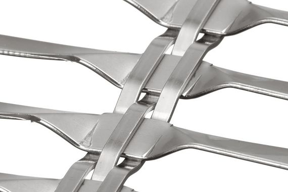 LARGO-TWIST 2045 architectural wire mesh - macro view