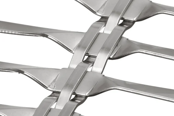 LARGO-TWIST 2045 architectural wire mesh - macro view