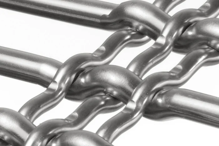 DOGLA-TRIO 1011 architectural wire mesh - macro view