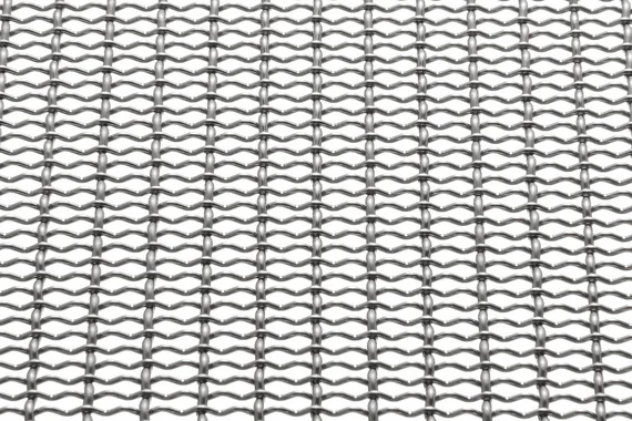 DOKAWELL-MONO 3001 architectural wire mesh - view at 45°.