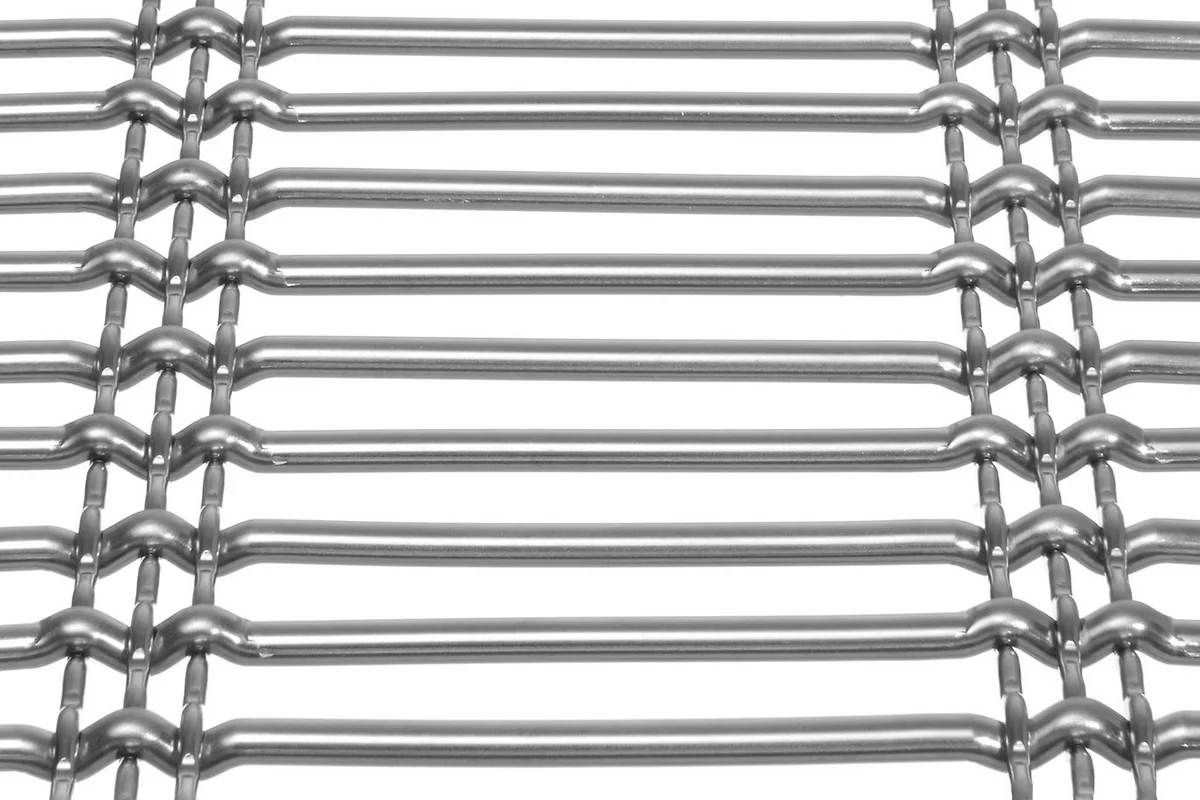 DOGLA-TRIO 1011 architectural wire mesh - view at 45°
