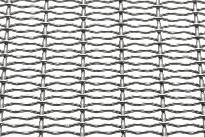 DOKAWELL-MONO 3571 architectural wire mesh - view at 45°.