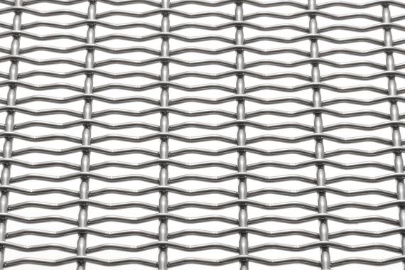 DOKAWELL-MONO 3571 architectural wire mesh - view at 45°.