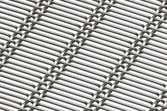 EGLA-DUO 4262 architectural wire mesh - view over a corner