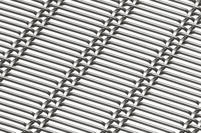 EGLA-DUO 4262 architectural wire mesh - view over a corner