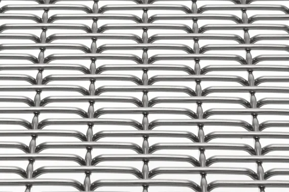 EGLA-MONO 4631 architectural wire mesh - view at 45°