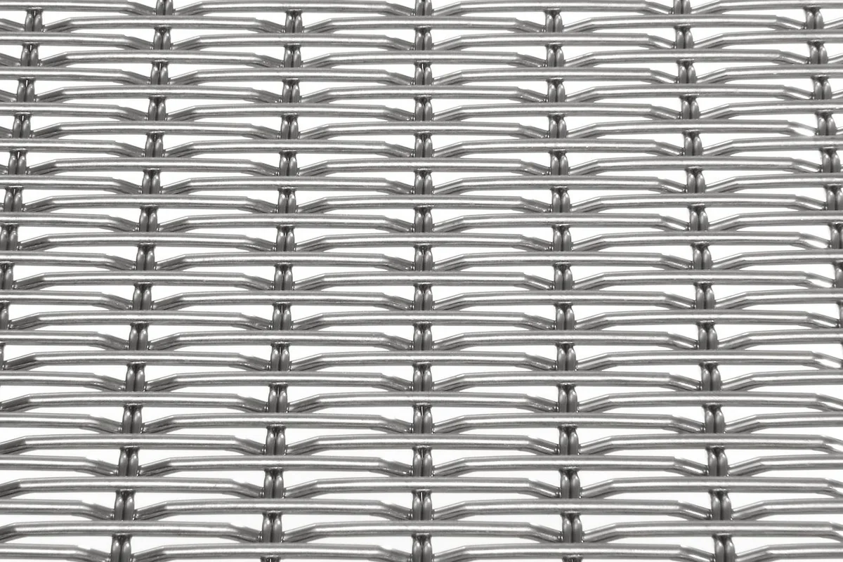 EGLA-TWIN 4223 architectural wire mesh - view at  45°.