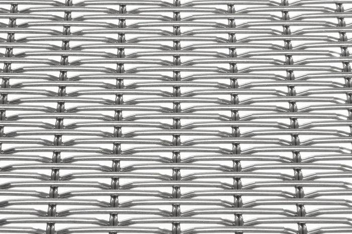 EGLA-TWIN 4223 architectural wire mesh - view at  45°.