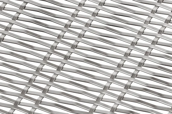 Architekturgewebe LARGO-PLENUS 2047 - Ansicht über Eck