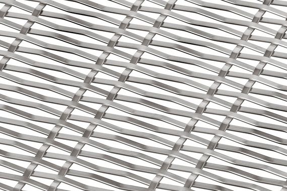 Architectural Mesh LARGO-PLENUS 2047 - view over corner