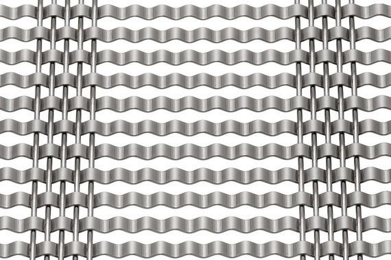 LARGO-NOVA 2032 architectural wire mesh - view at 45°