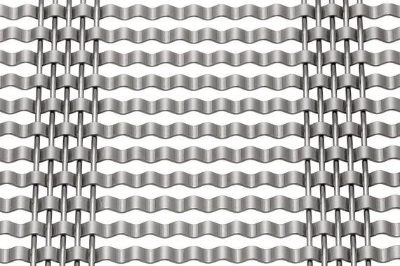 LARGO-NOVA 2032 architectural wire mesh - view at 45°