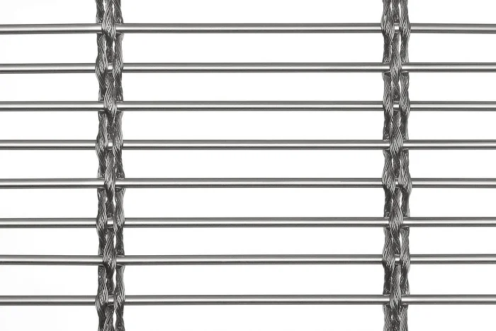 MULTI-BARRETTE 8301 architectural wire mesh - top view