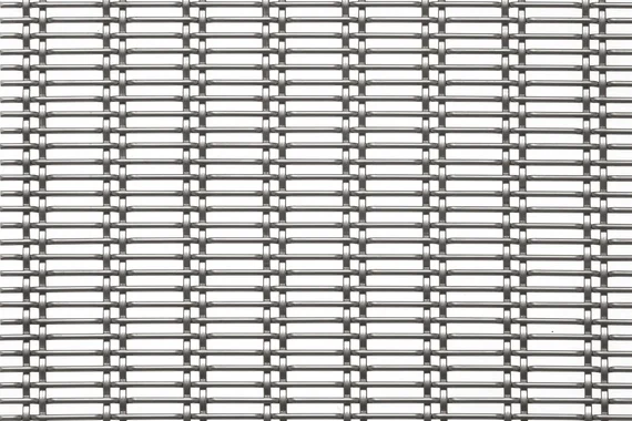 EGLA-DUO 4222 architectural wire mesh - top view